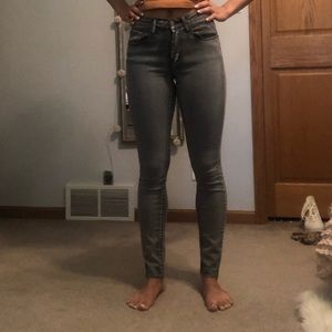 Grey jeans